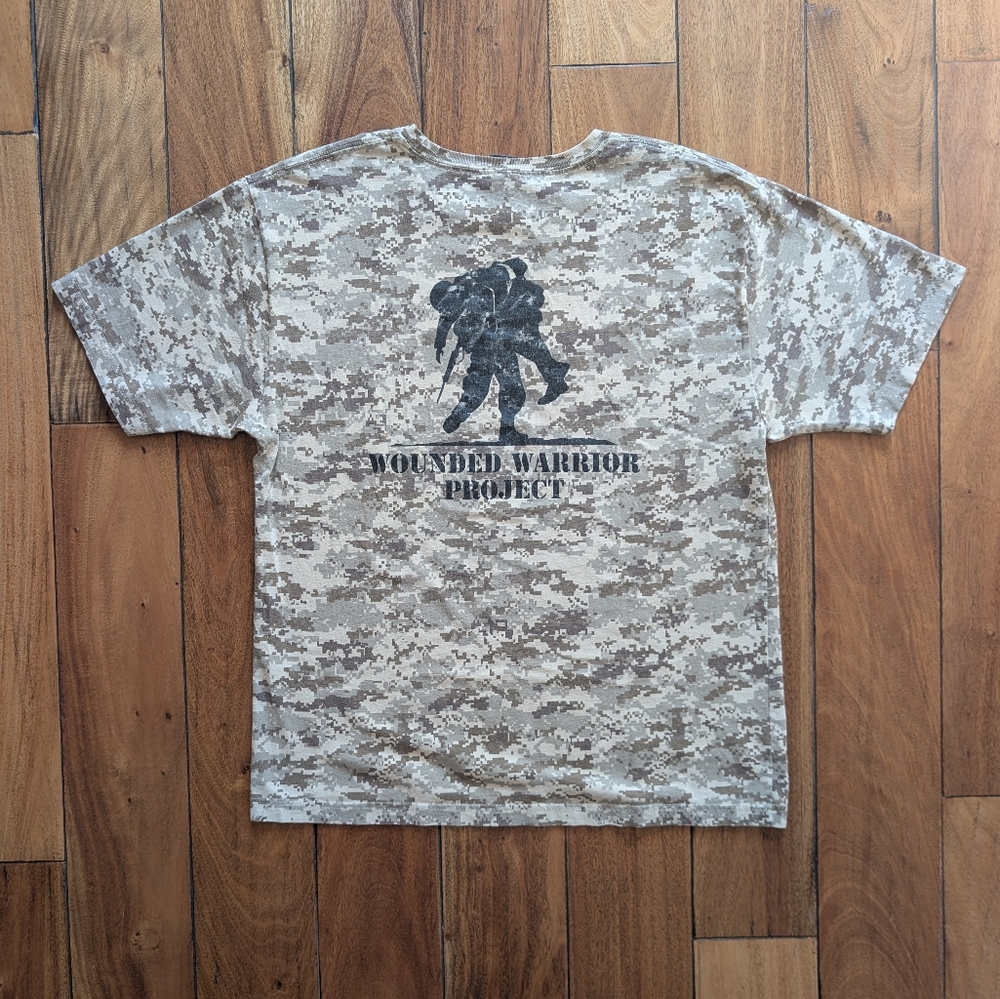 Wounded Warrior Vintage Camo T-shirt (XL)